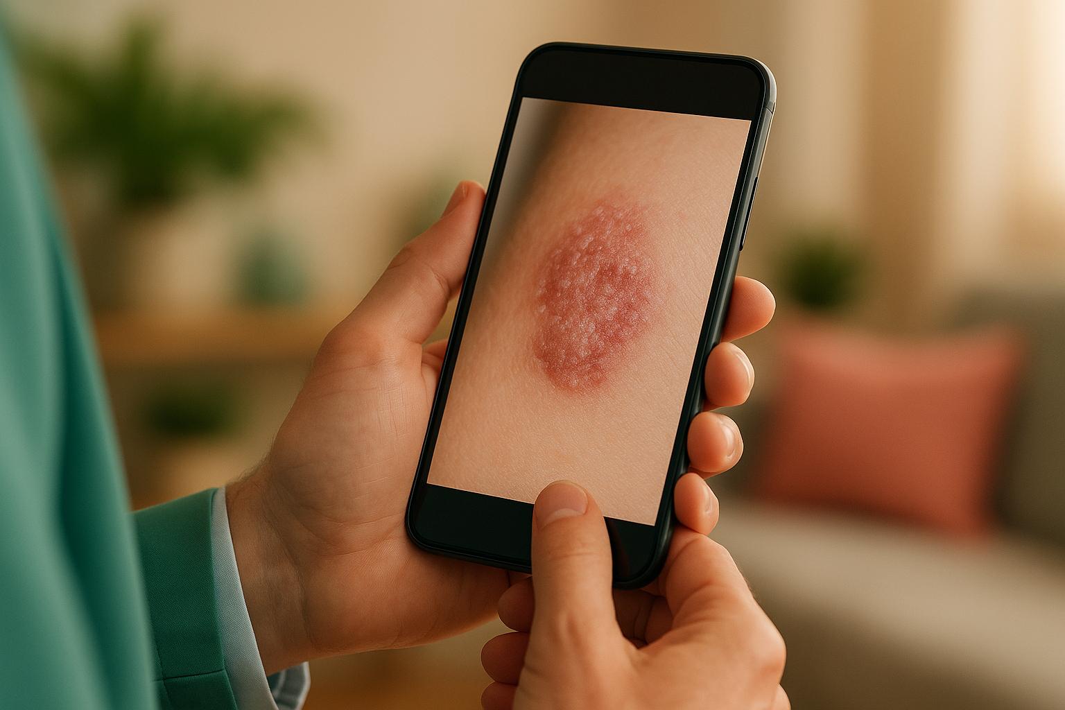 Cómo diagnostican los dermatólogos online a partir de fotos