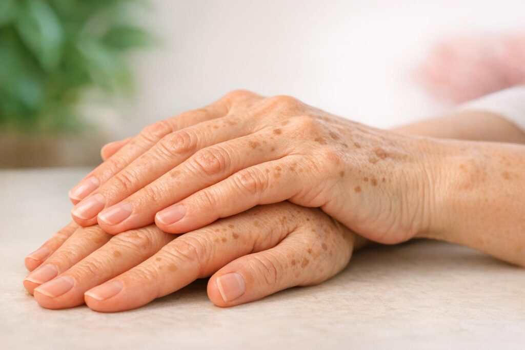 Manchas en las manos: causas dermatológicas más comunes