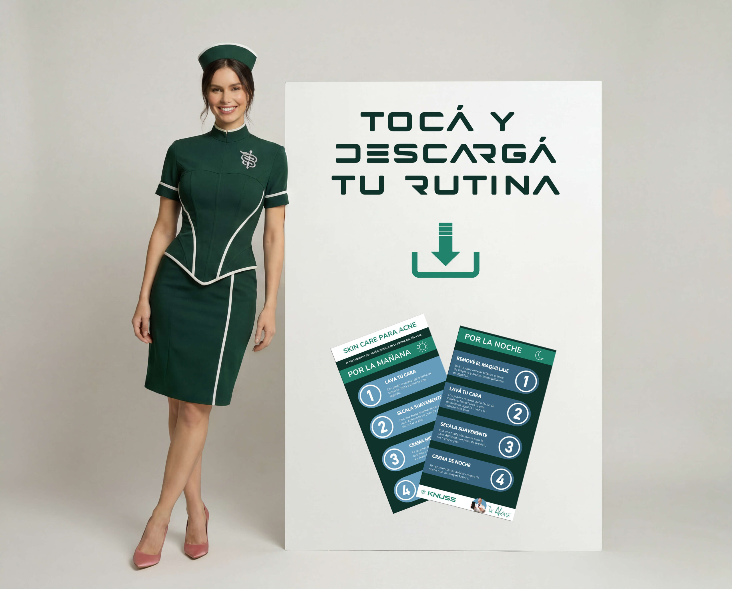 descarga tu rutina par apiel con acné